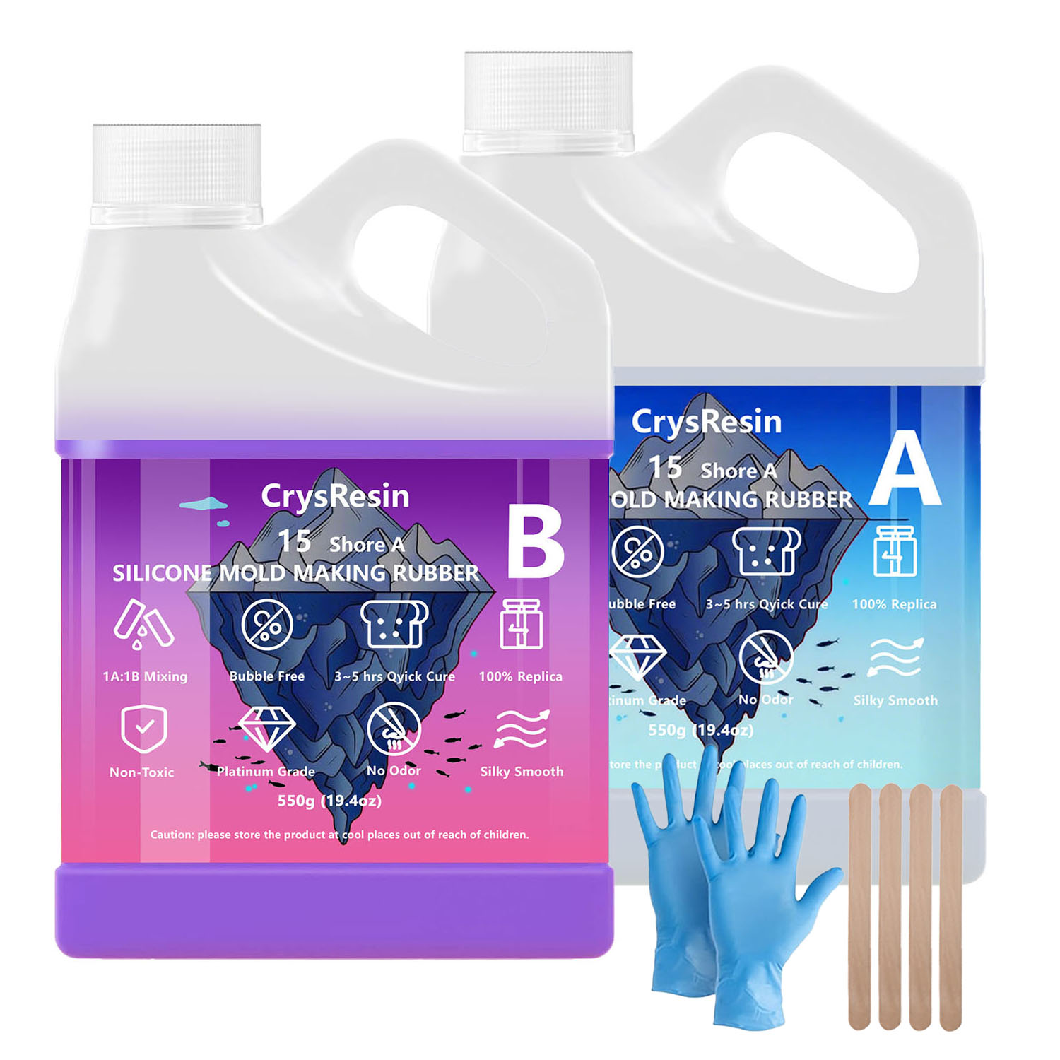 Purple Liquid Silicone Rubber  - Soap Making Kit For Beginners review and price